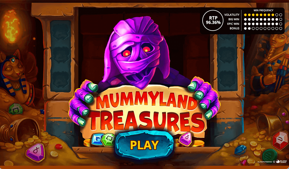 Основная информация о слоте Mummyland Treasures Основная информация о слоте Mummyland Treasures